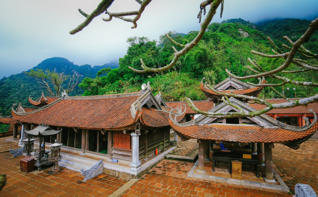 Chùa Hoa Yên Quảng Ninh thuộc quần thể chùa Yên Tử