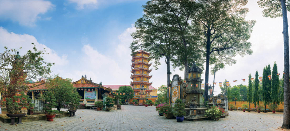 Chùa Hội Khánh trùng tu theo thời gian