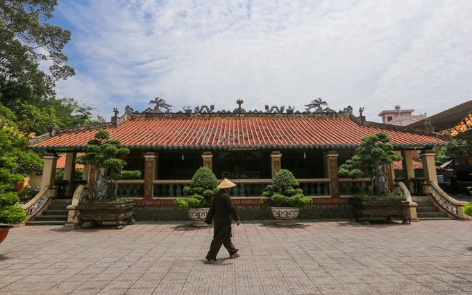 Khuôn viên chùa Hội Khánh được quy hoạch một khoa học