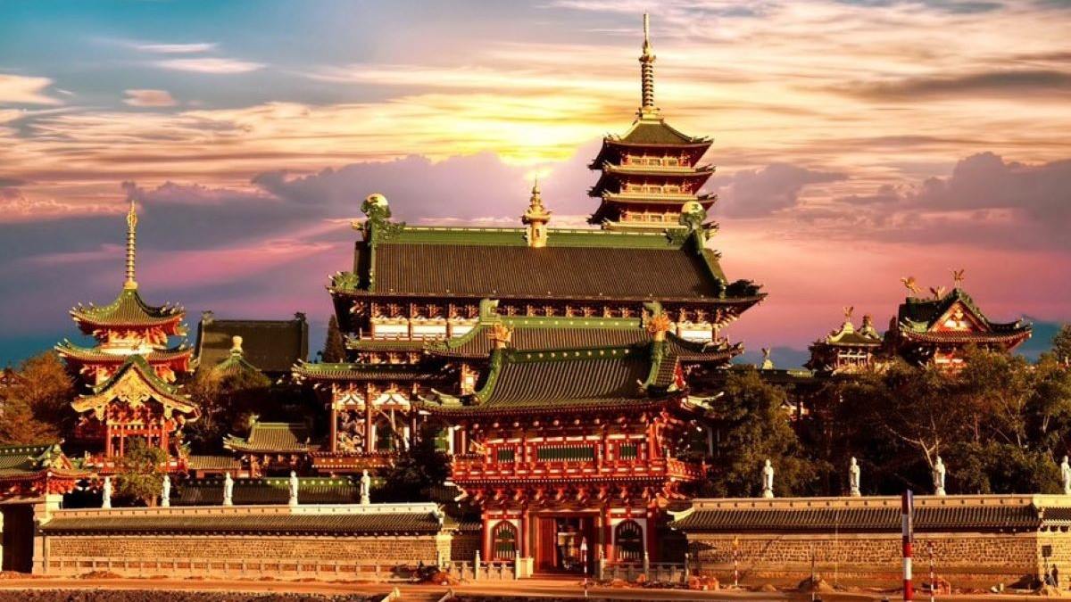Kiến Trúc Chùa Minh Thành: Tuyệt Tác Nhật Bản Giữa Cao Nguyên