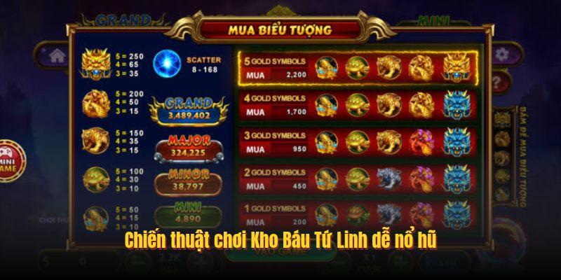 Chiến thuật chơi Kho Báu Tứ Linh dễ nổ hũ